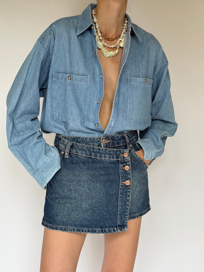 Vintage denim shirt 6243
