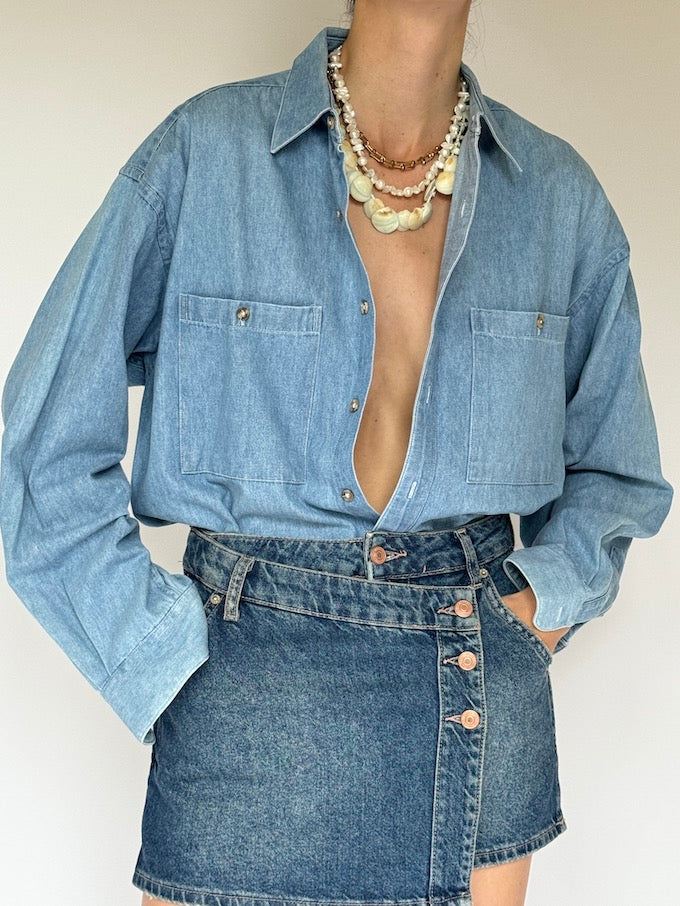 Vintage denim shirt 6243