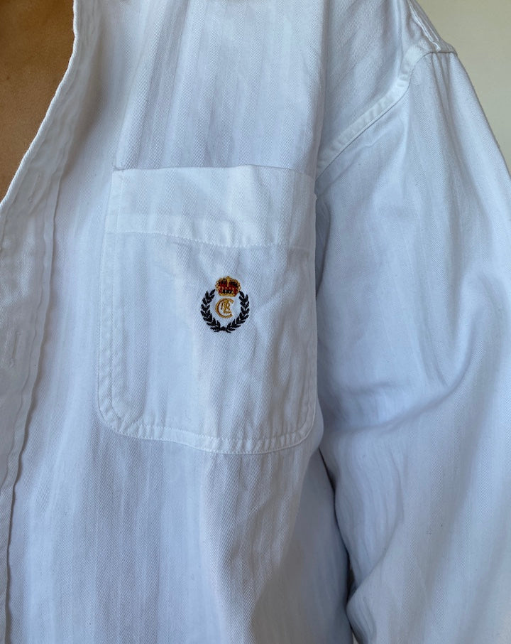 VINTAGE OVERSIZED WHITE SHIRT 2794