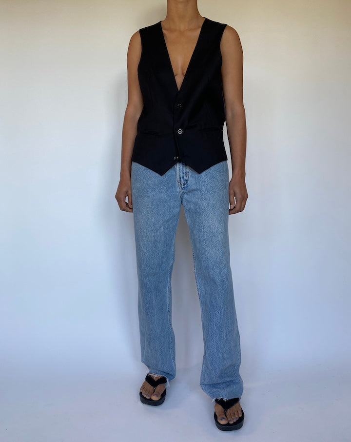 VINTAGE BLACK VEST 2799