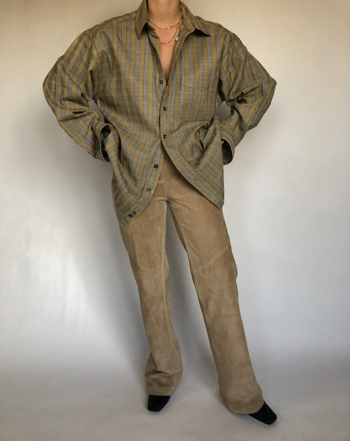 VINTAGE OVERSIZED CHECKED SHIRT 300