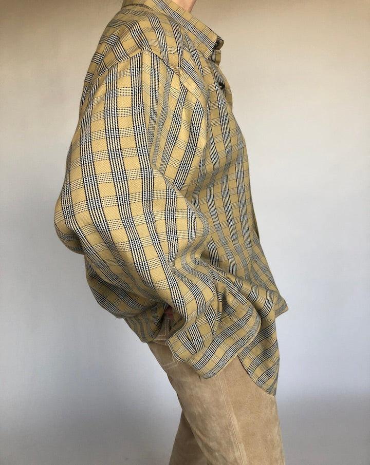 VINTAGE OVERSIZED CHECKED SHIRT 300