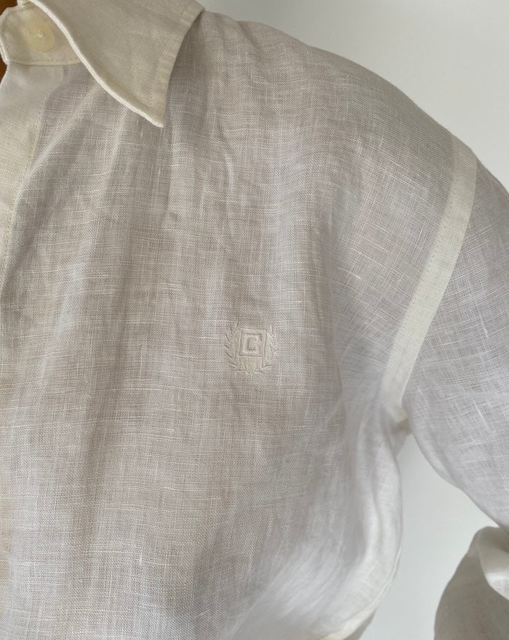 VINTAGE OFF-WHITE BUTTON DOWN TOP 2252