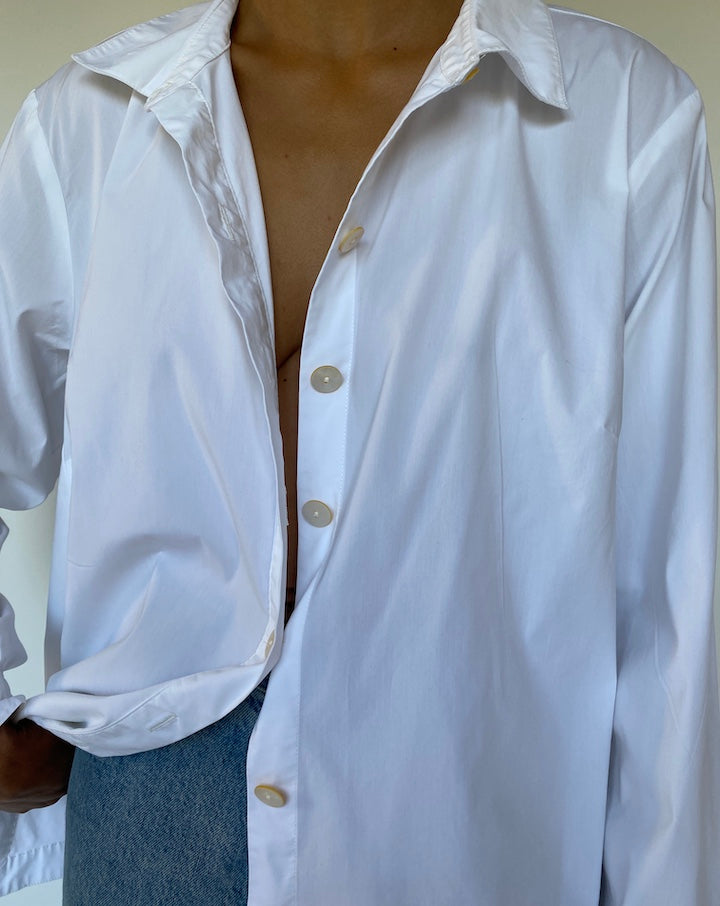 VINTAGE WHITE COTTON SHIRT 2800