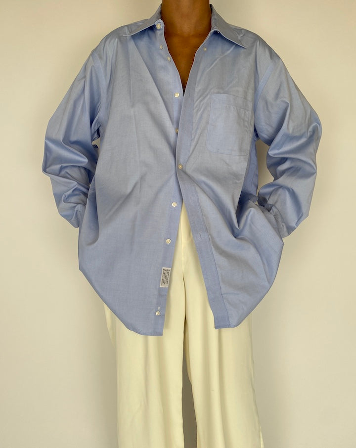 VINTAGE OVERSIZED LIGHT BLUE SHIRT 2253