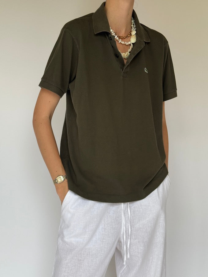 Vintage Lacoste polo shirt green