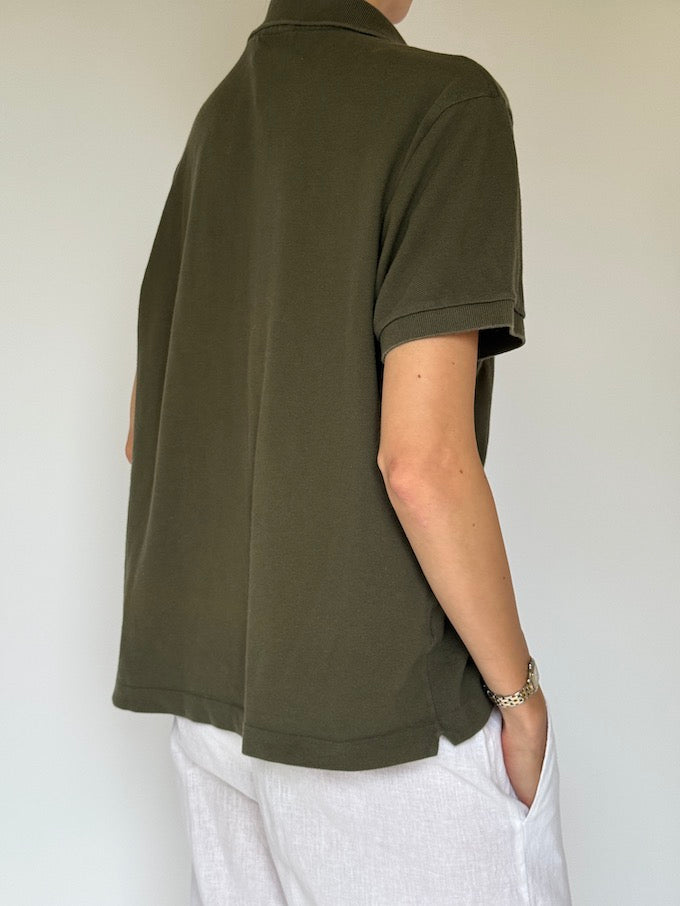 Vintage Lacoste polo shirt green