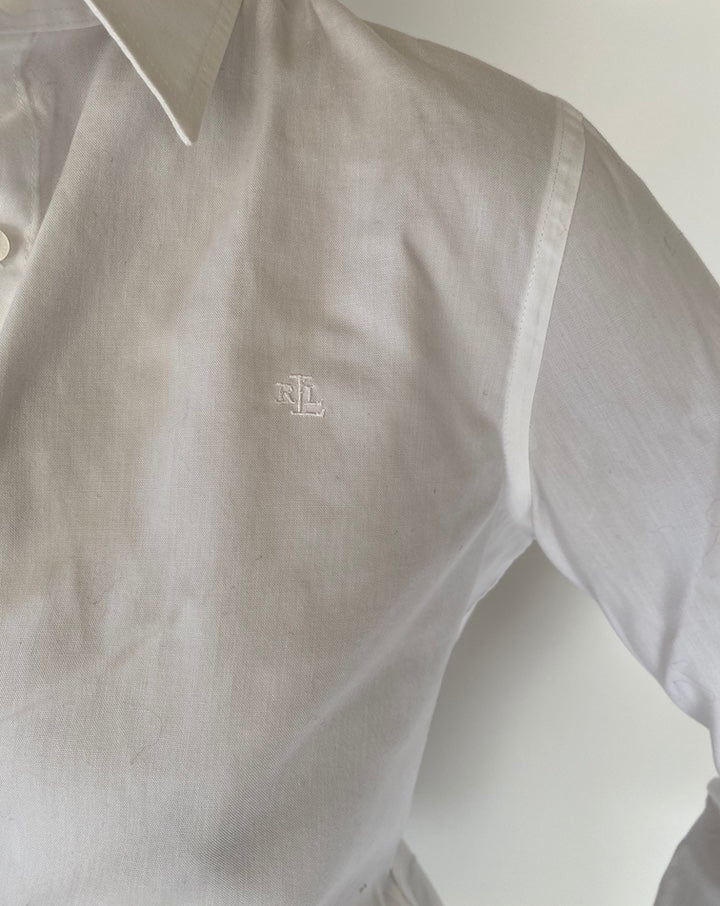 VINTAGE WHITE RALPH LAUREN SHIRT 2254