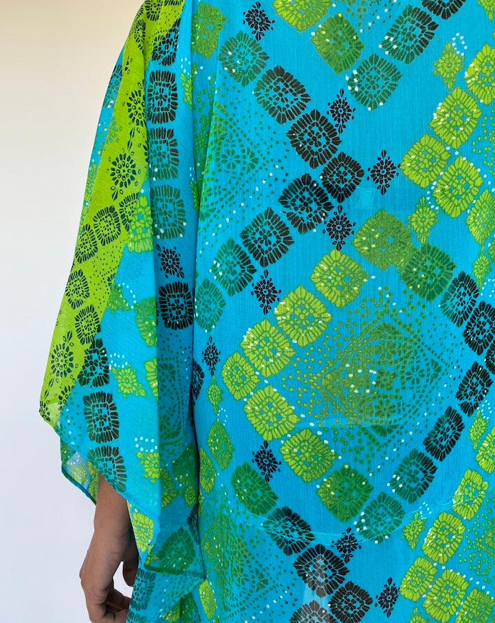 Vintage Colorful Light-Weight Blouse 2803