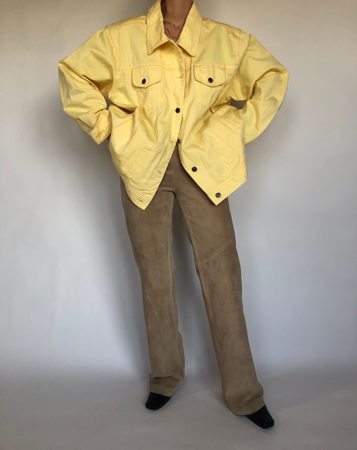 VINTAGE YELLOW DENIM JACKET 304