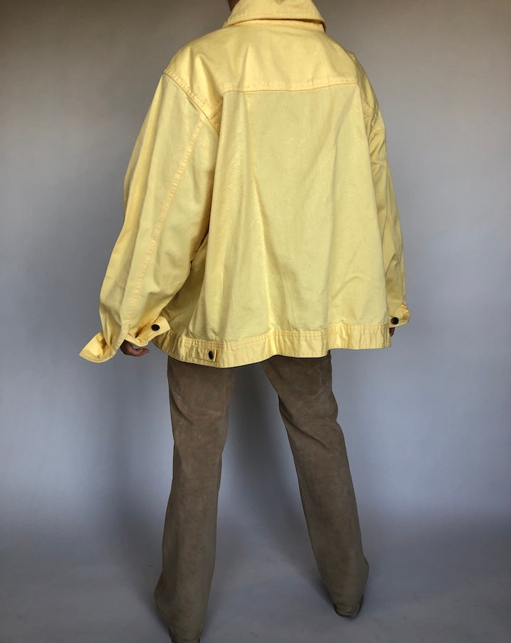 VINTAGE YELLOW DENIM JACKET 304
