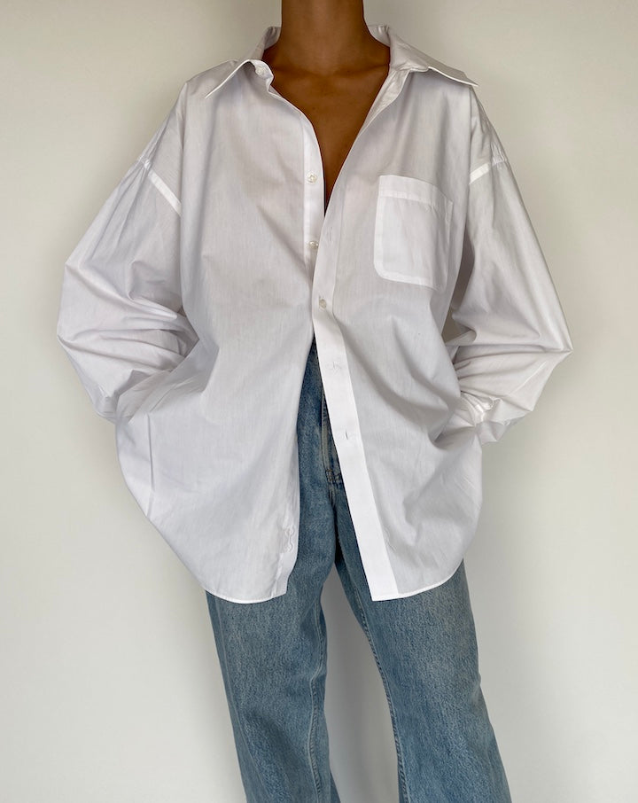 VINTAGE OVERSIZED WHITE SHIRT 2262
