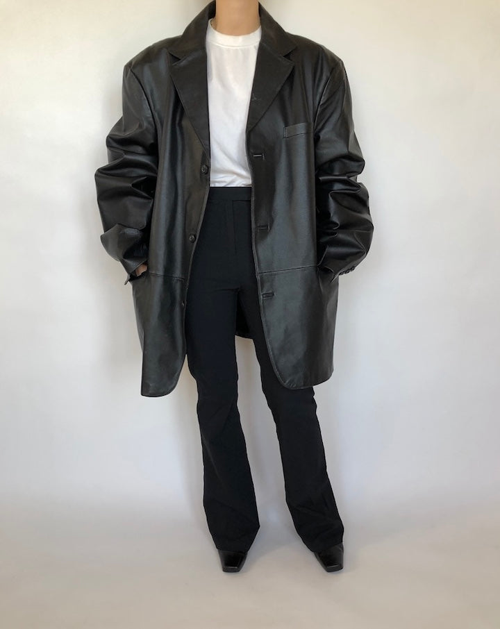 VINTAGE BEAUTIFUL LEATHER JACKET 349