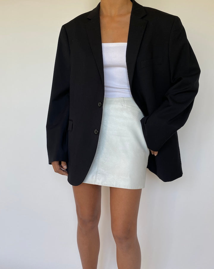 VINTAGE BLACK SINGLE BREASTED BLAZER 2816
