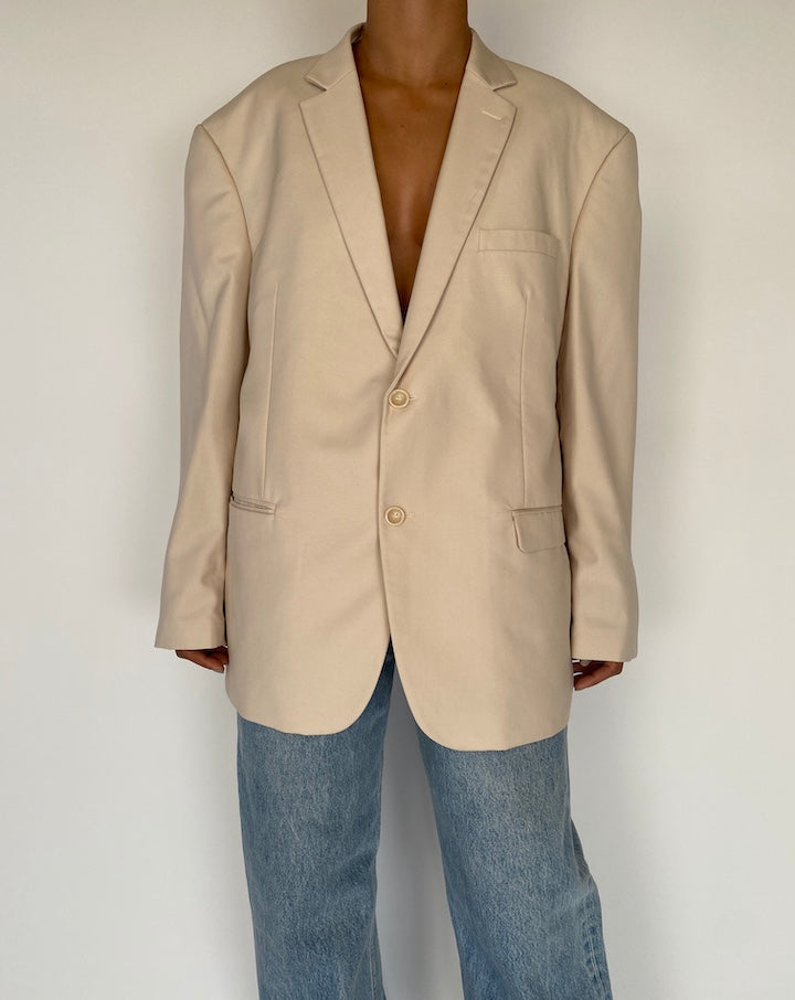 VINTAGE LIGHT BEIGE BLAZER 2277