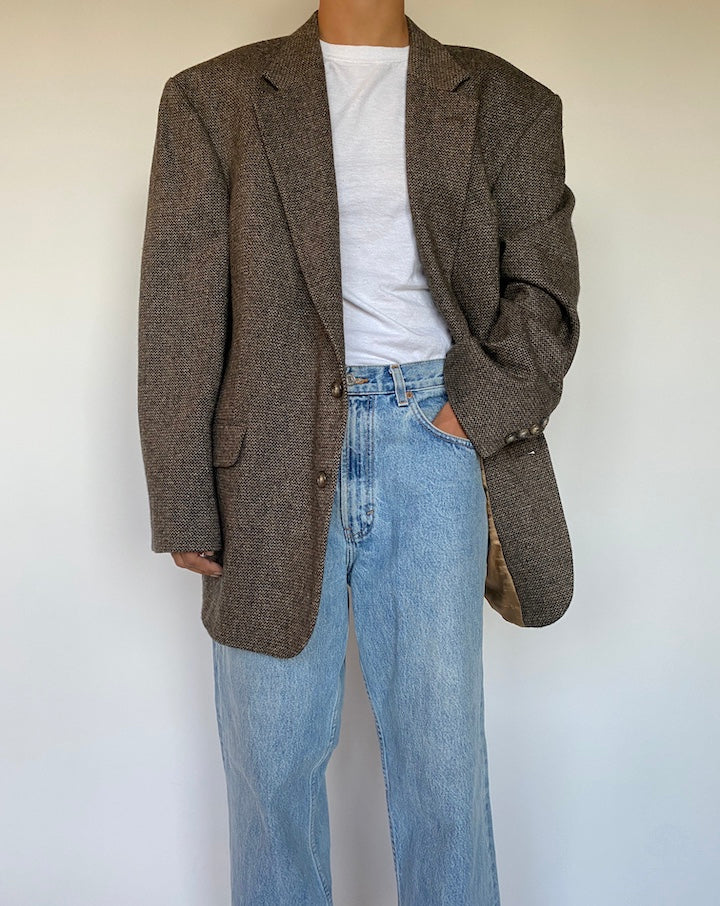 VINTAGE WOOL BLENDED BLAZER 1473