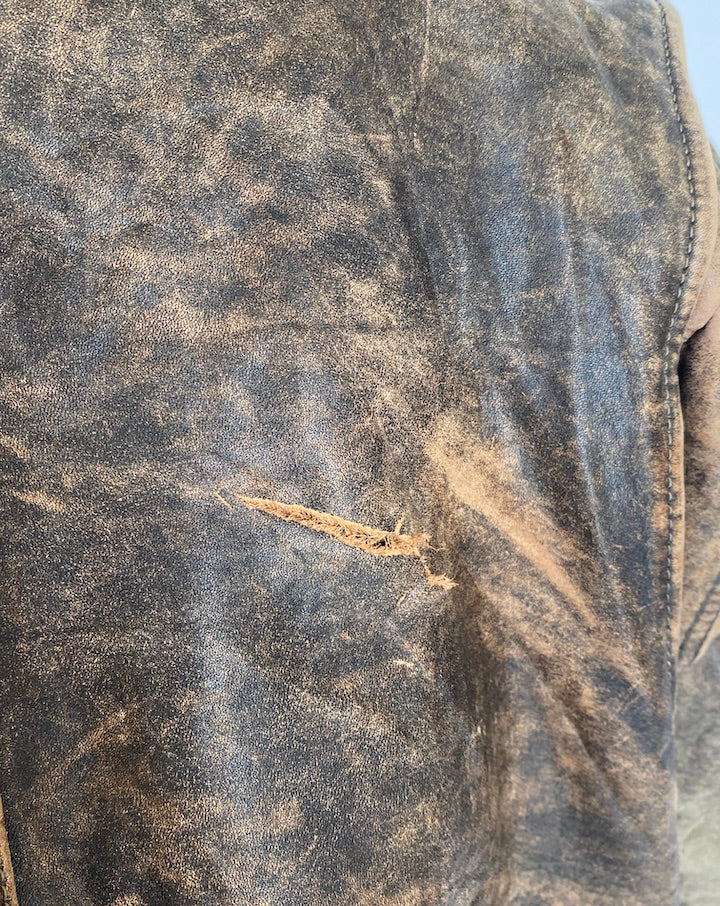 Vintage Brown Leather Jacket 4961