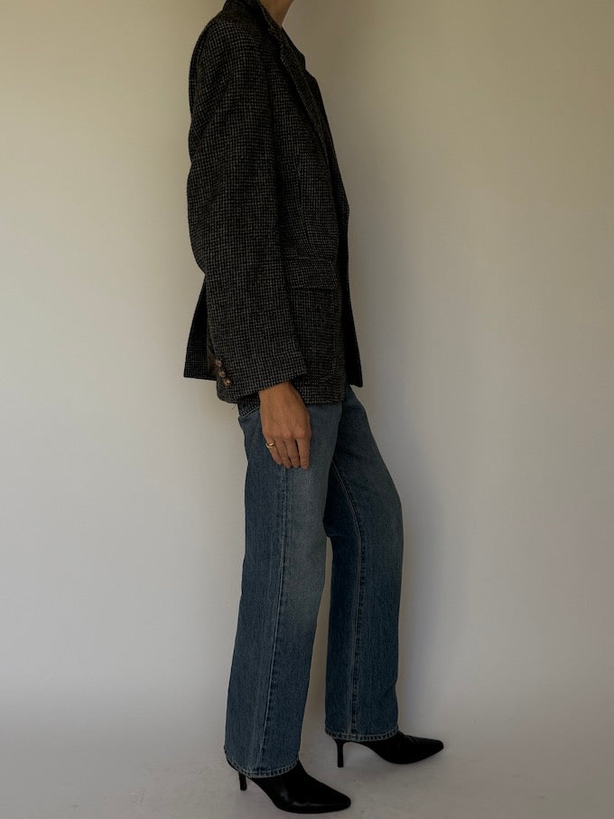 Vintage Houndstooth Blazer 6621