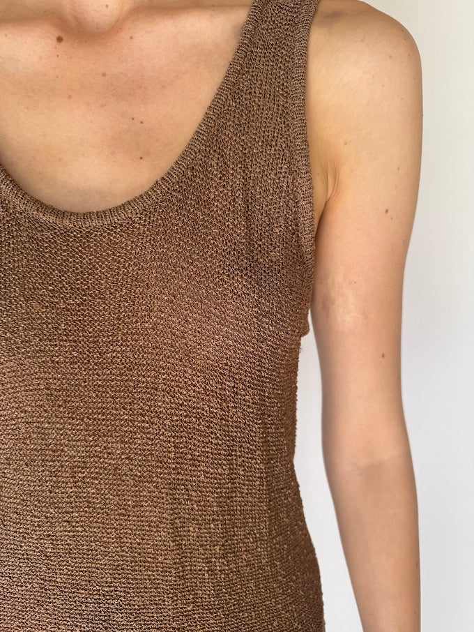 VINTAGE KNIT MINI DRESS 6027