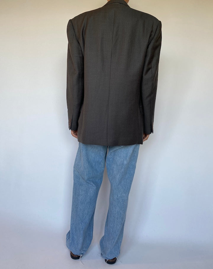 VINTAGE GREY BLAZER 1483