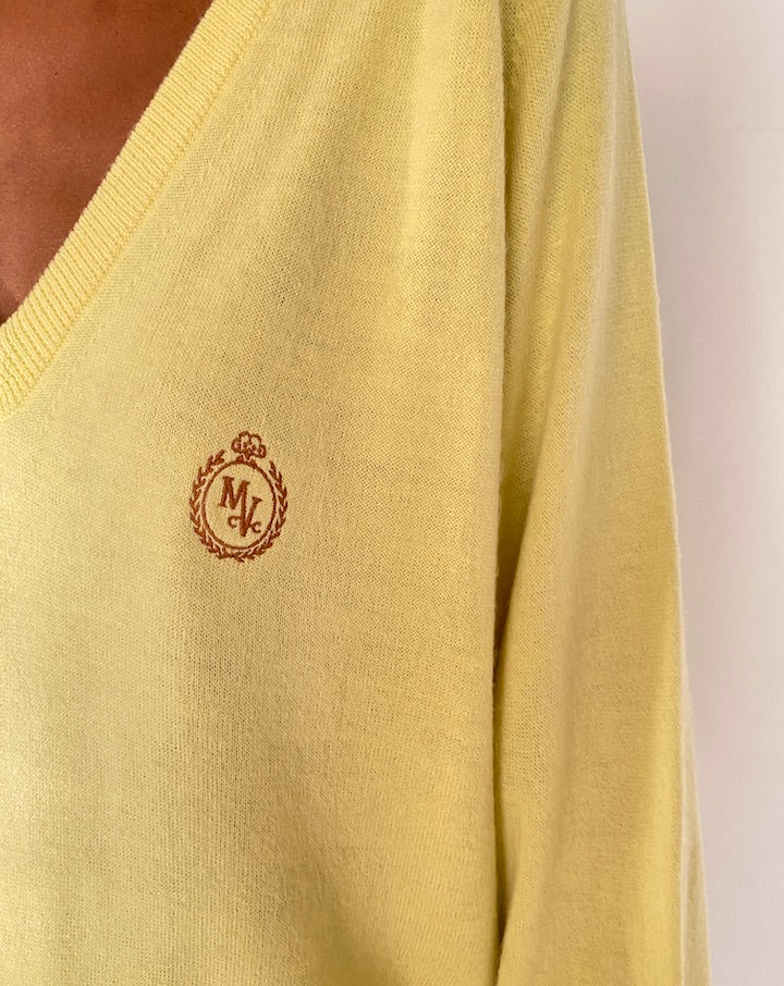 VINTAGE YELLOW SWEATER 4295