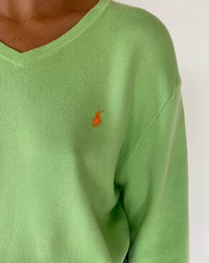 VINTAGE GREEN RALPH LAUREN SWEATER 2305
