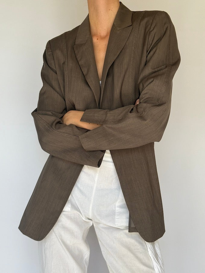 VINTAGE BLAZER BROWN 5968