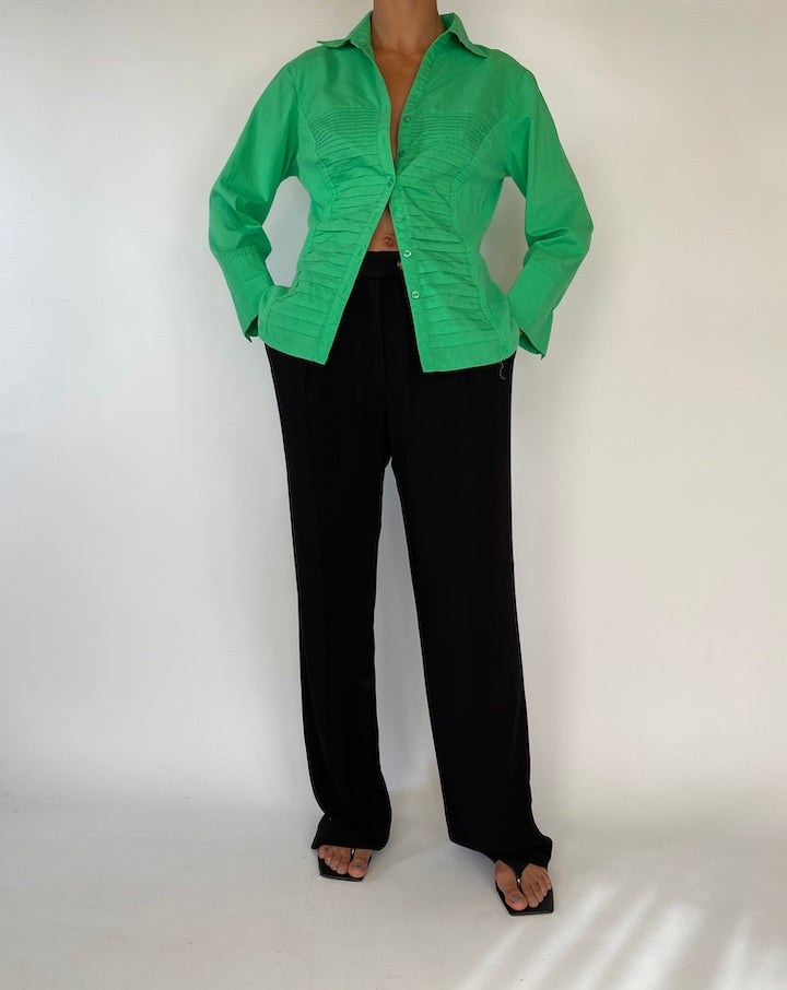 VINTAGE GREEN SHIRT 2323