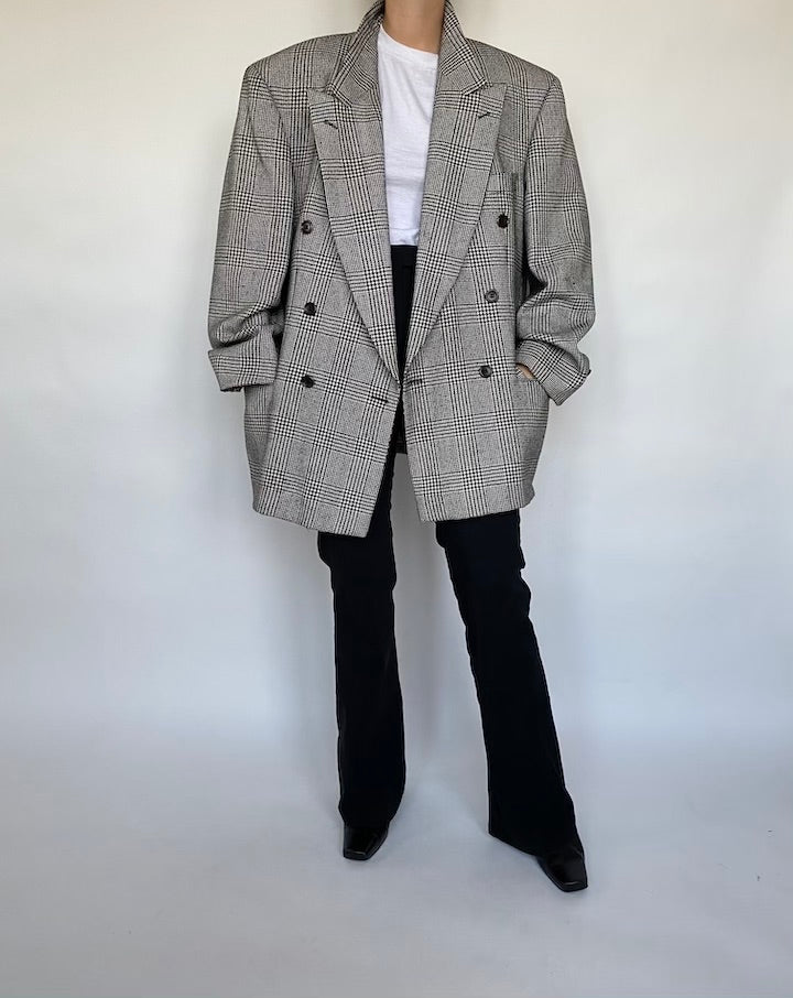 VINTAGE DOUBLE BREASTED BLAZER 053