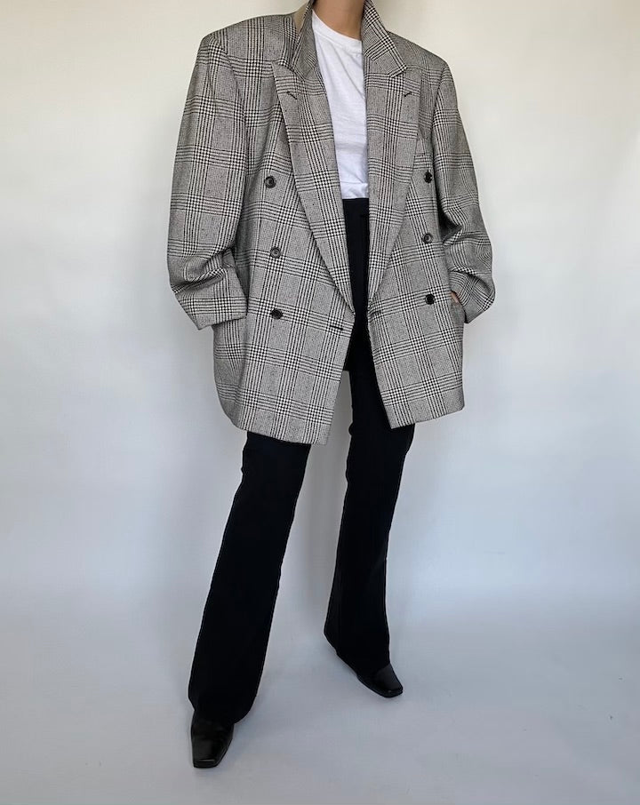 VINTAGE DOUBLE BREASTED BLAZER 053