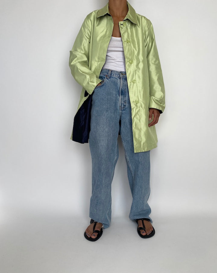 VINTAGE GREEN COAT 2836