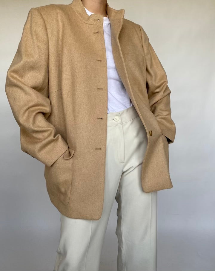 VINTAGE CAMEL HAIR BLAZER 453
