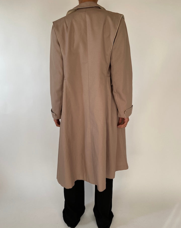VINTAGE LONG BEIGE COAT 2349