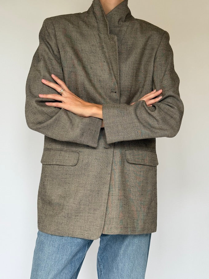 Vintage Single-Breasted Blazer 5872