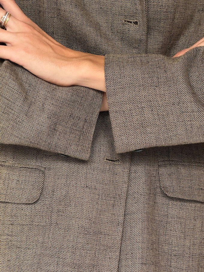 Vintage Single-Breasted Blazer 5872