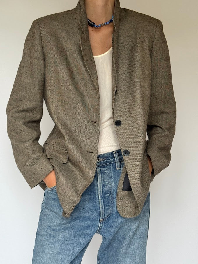 Vintage Single-Breasted Blazer 5872