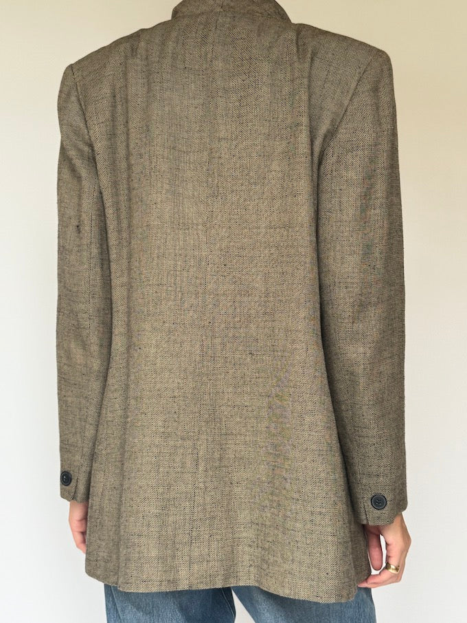 Vintage Single-Breasted Blazer 5872