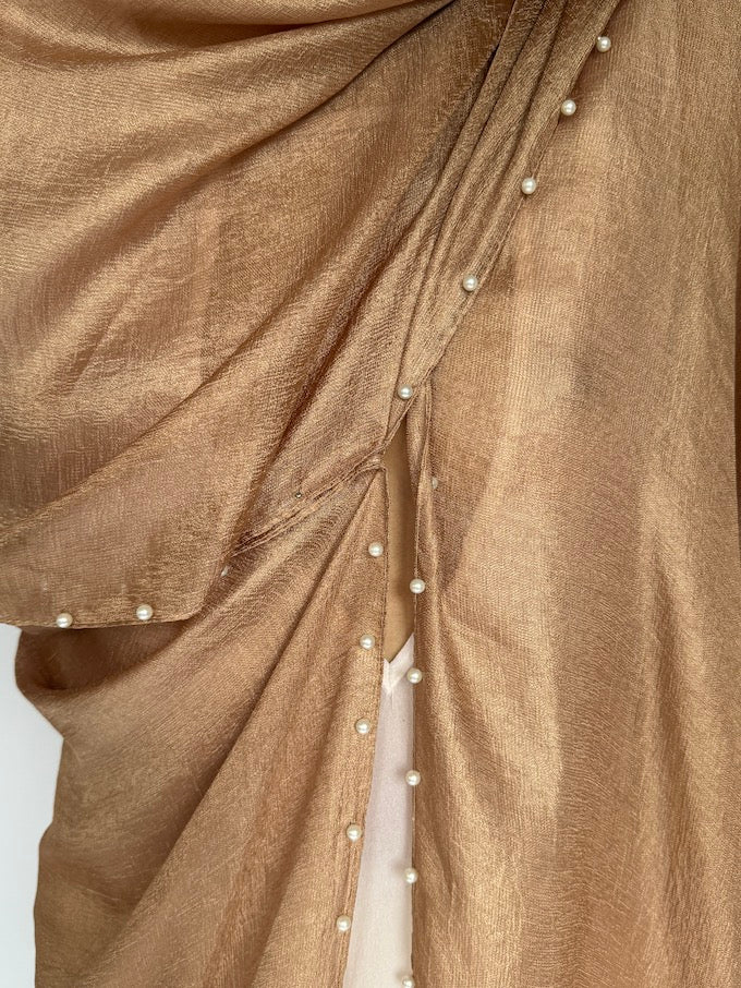 Vintage Silk Kimono-Style Scarf 6045