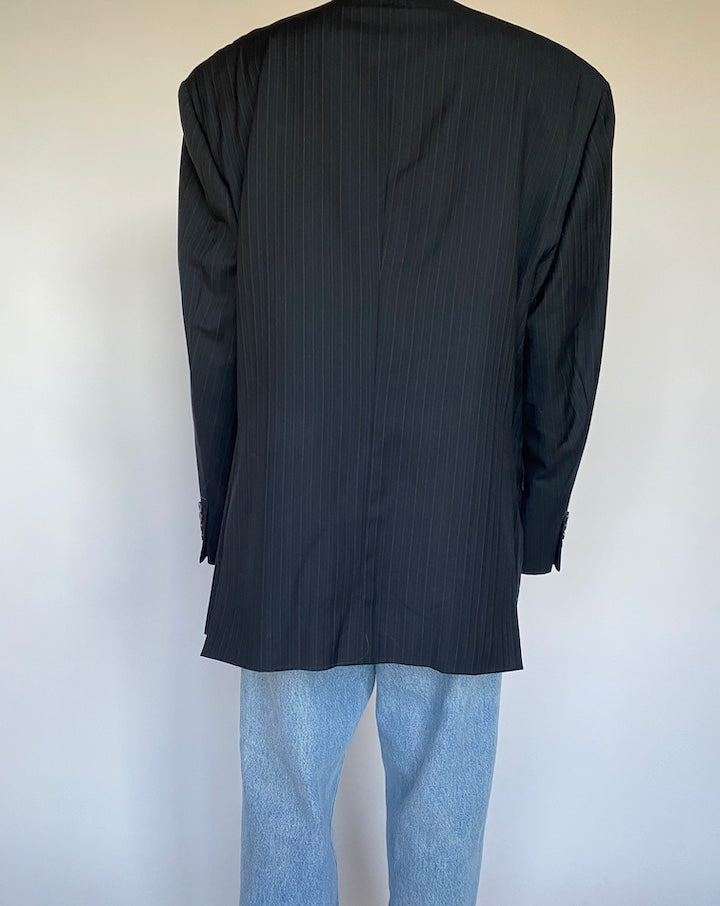 VINTAGE OVERSIZED STRIPED BLAZER 1537