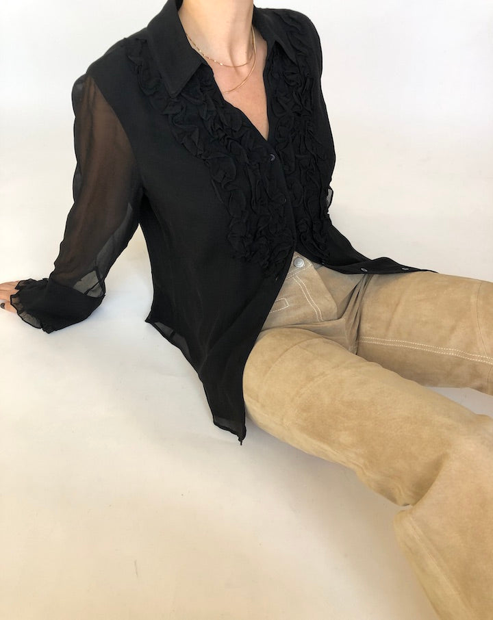 VINTAGE SILK BLOUSE 362