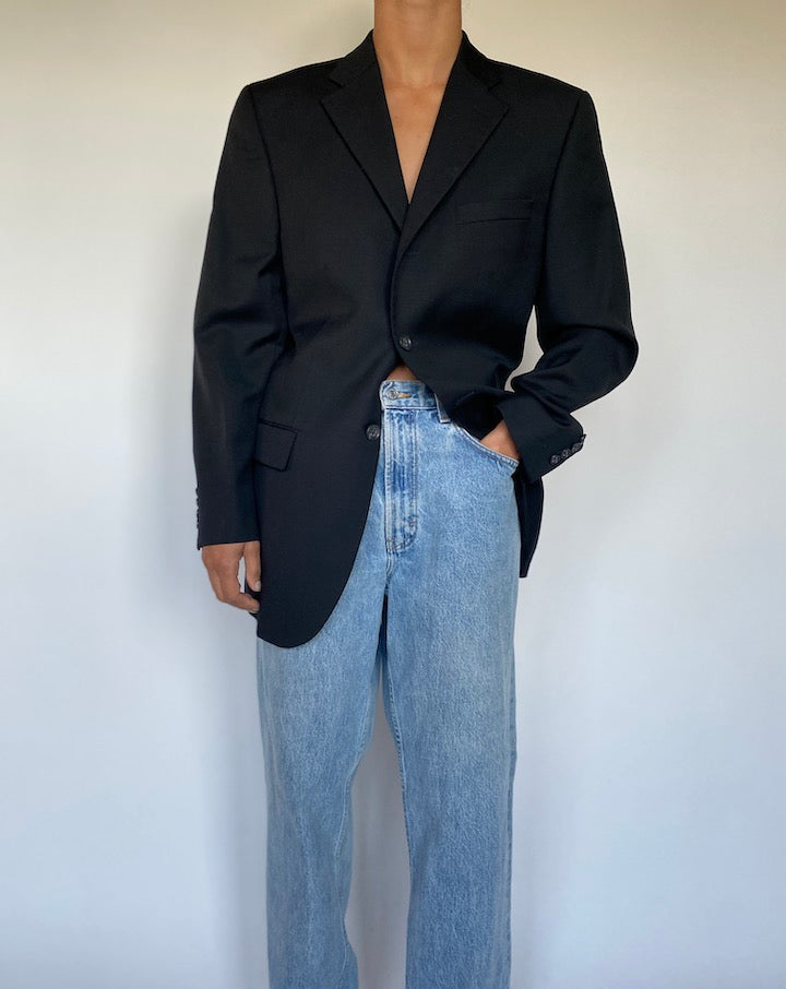 VINTAGE BLACK BLAZER 1538