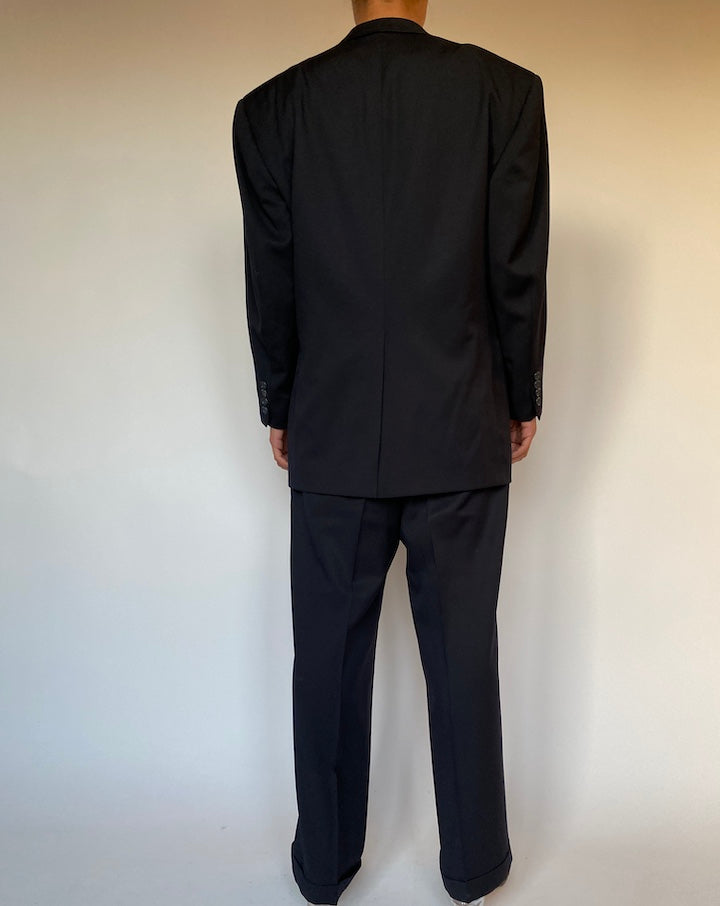 VINTAGE OVERSIZED BLACK SUIT 2378