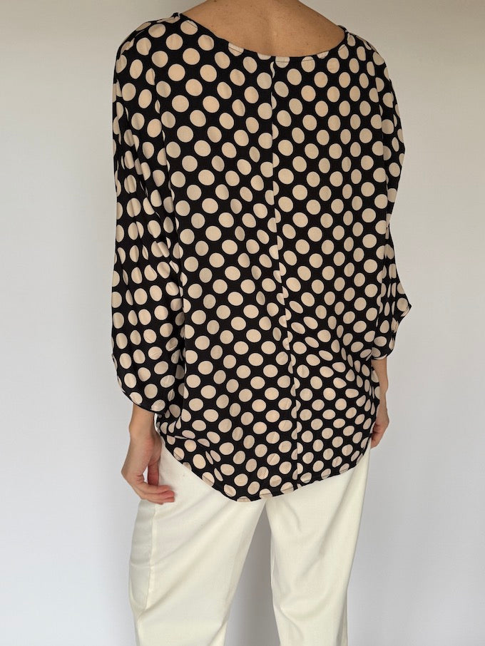 Vintage polka dot top 6044