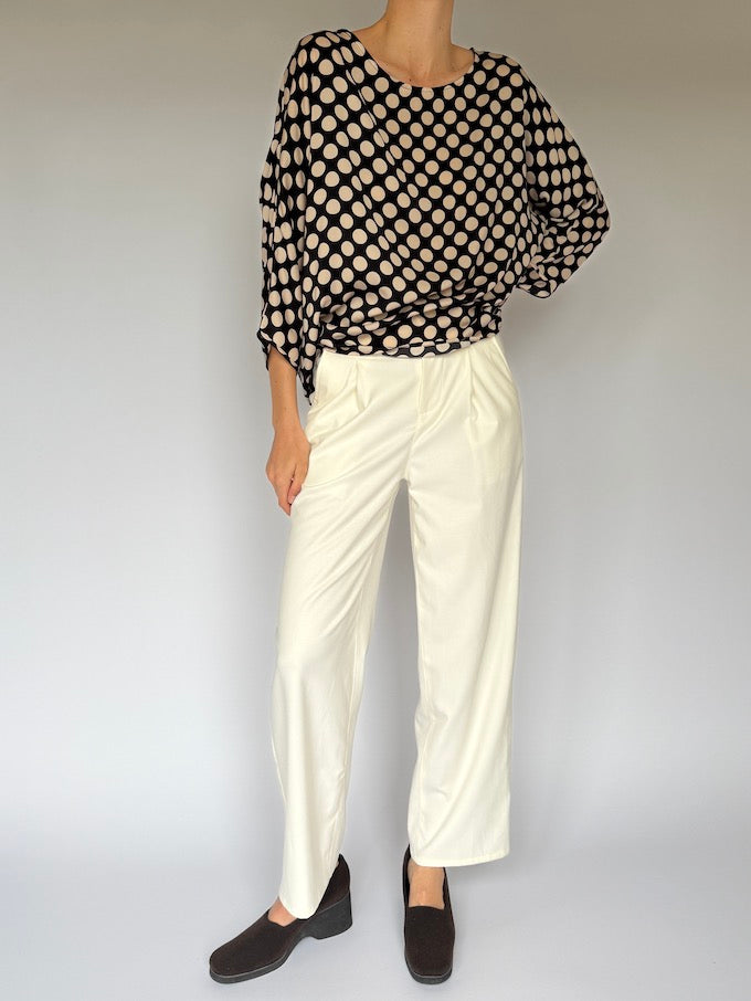 Vintage polka dot top 6044