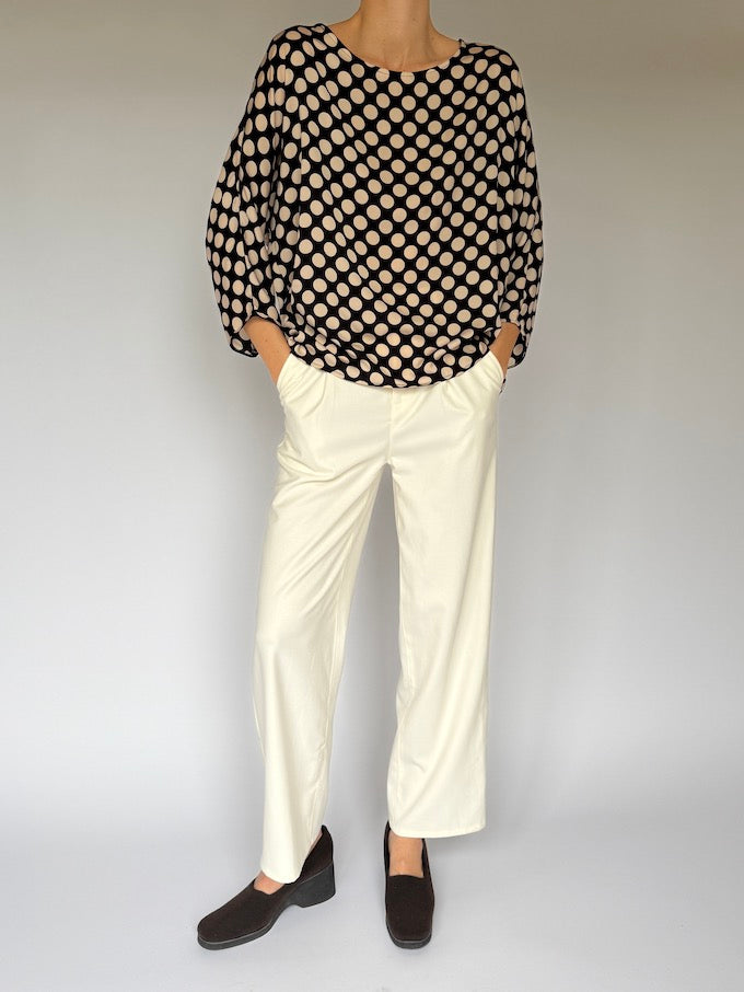 Vintage polka dot top 6044