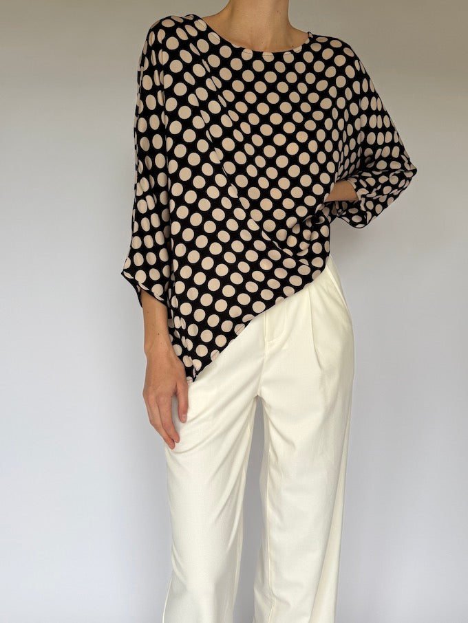 Vintage polka dot top 6044