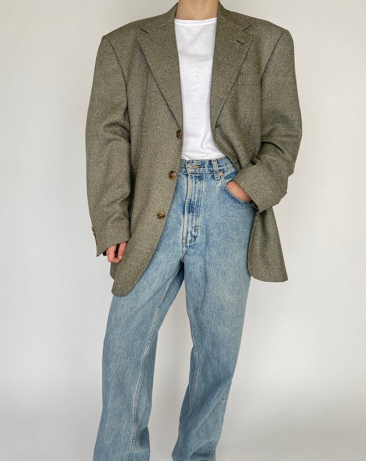 VINTAGE BEIGE BLAZER 4693