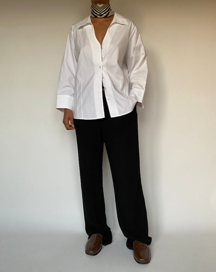 VINTAGE WHITE COTTON SHIRT 2388