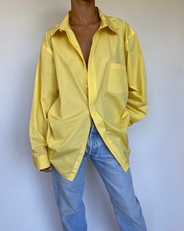 VINTAGE YELLOW OVERSIZED SHIRT 993