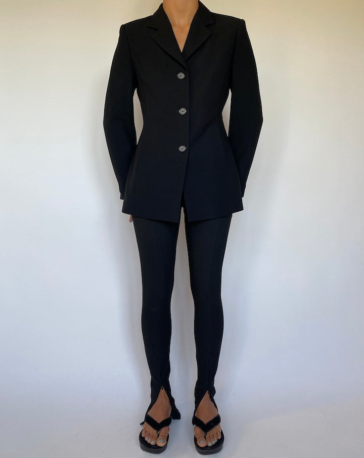 VINTAGE BLACK BLAZER 1555
